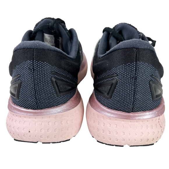 BROOKS GLYCERIN 19 Black Gray Pink DNA LOFT Sneakers Running Gym Shoes sz 10.5 W - Picture 11 of 16